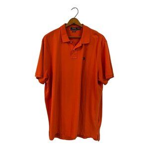 Polo By Ralph Lauren XXL Classic Fit Orange Polo Shirt Men's Short Sleeves